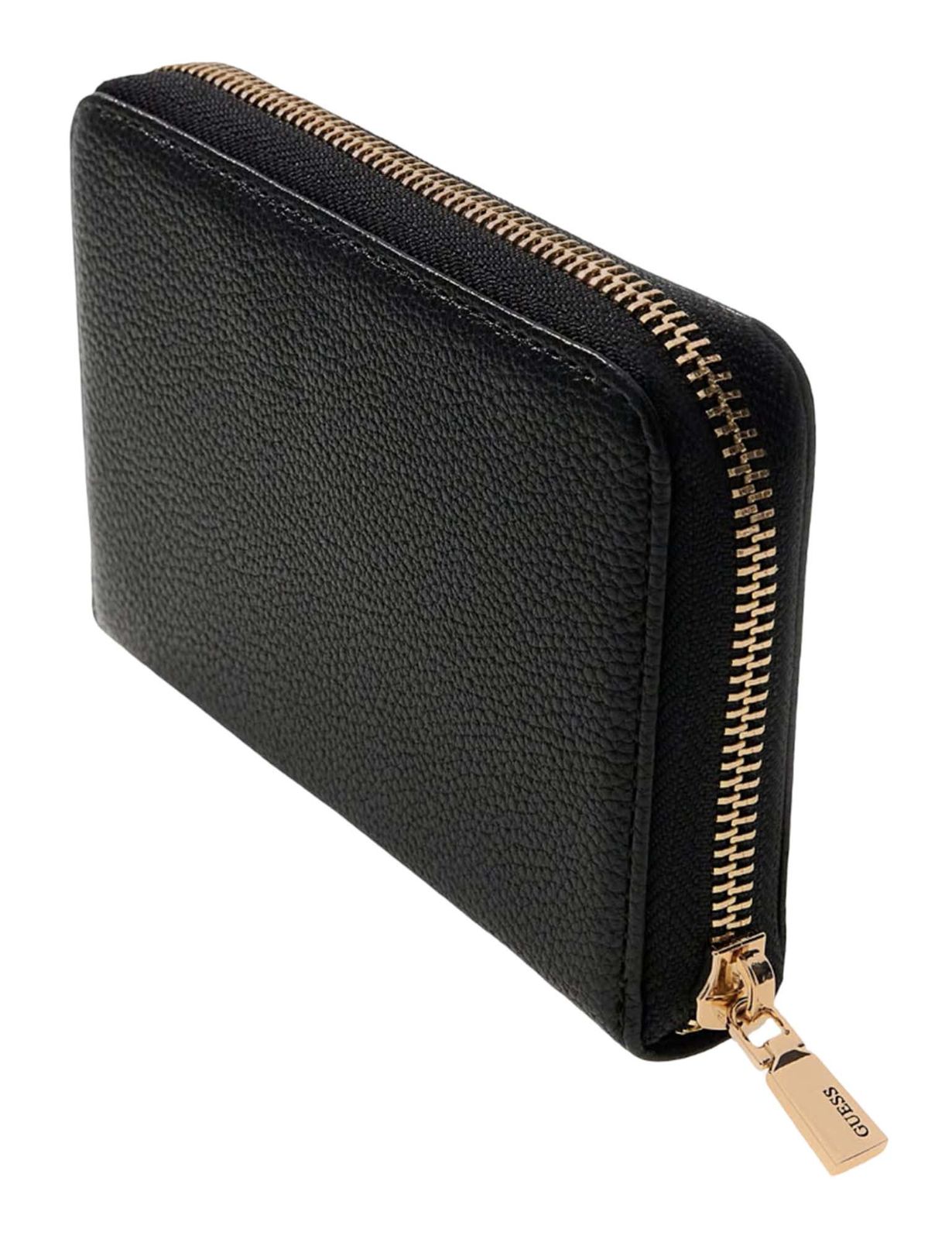 GUESS Yesba SLG Medium Zip Around Wallet Black GUESS Yesba SLG Medium Zip Around Wallet Black