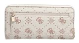 GUESS Carrie Logo Large Zip Around Wallet Vanilla Logo GUESS Carrie Logo Large Zip Around Wallet Vanilla Logo