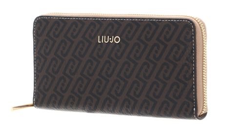 LIU JO Caliwen Zip Around Wallet XL Testa moro / dk. Cipria