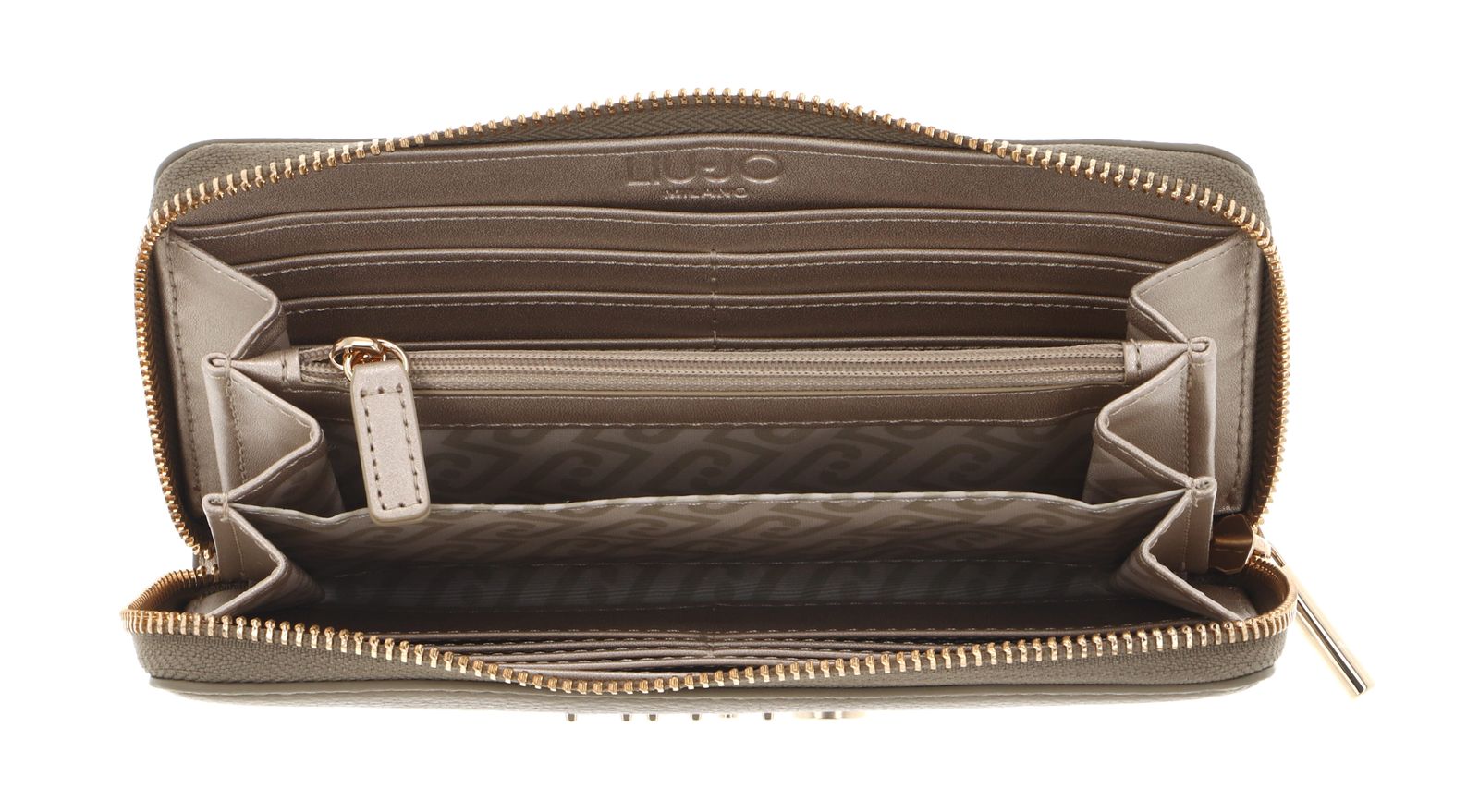 LIU JO Caliwen ECS Zip Around Wallet XL Mud LIU JO Caliwen ECS Zip Around Wallet XL Mud