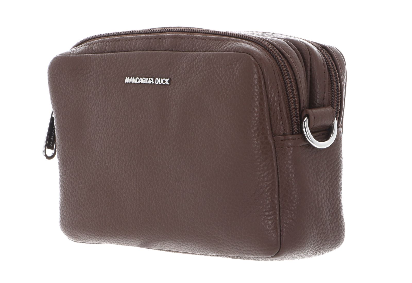 MANDARINA DUCK Mellow Leather Crossbody Camera Bag Milk Chocolate MANDARINA DUCK Mellow Leather Crossbody Camera Bag Milk Chocolate