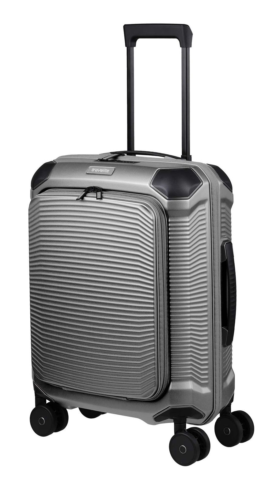 travelite Millennium 4W Trolley F. Pocket S+ Silver travelite Millennium 4W Trolley F. Pocket S+ Silver