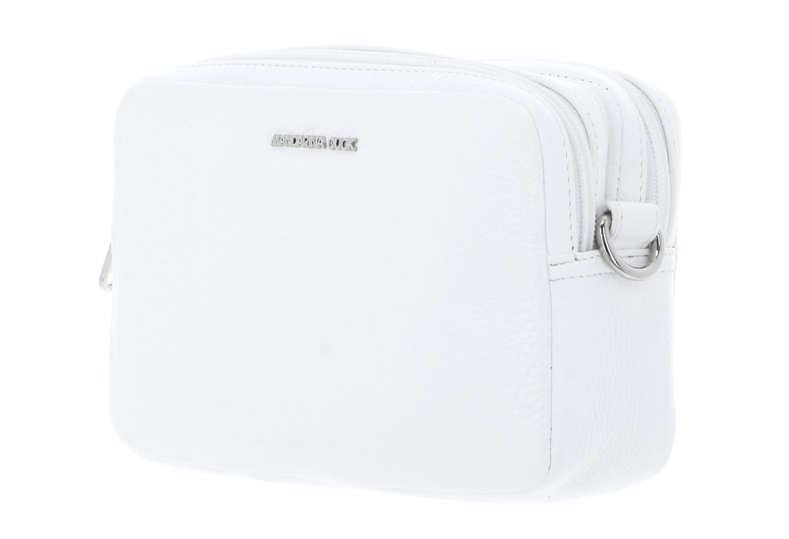 MANDARINA DUCK Mellow Leather Crossbody Camera Bag Blanc MANDARINA DUCK Mellow Leather Crossbody Camera Bag Blanc