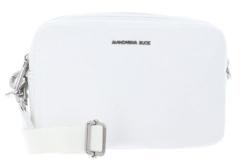 MANDARINA DUCK Mellow Leather Crossbody Camera Bag Blanc MANDARINA DUCK Mellow Leather Crossbody Camera Bag Blanc
