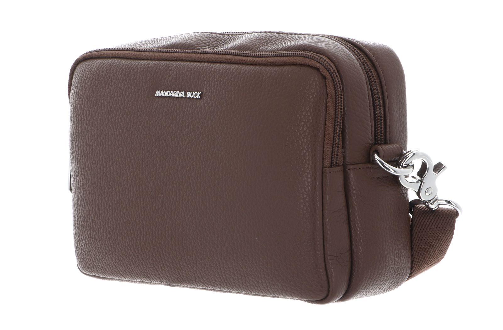 MANDARINA DUCK Mellow Leather Crossbody Camera Bag Milk Chocolate MANDARINA DUCK Mellow Leather Crossbody Camera Bag Milk Chocolate