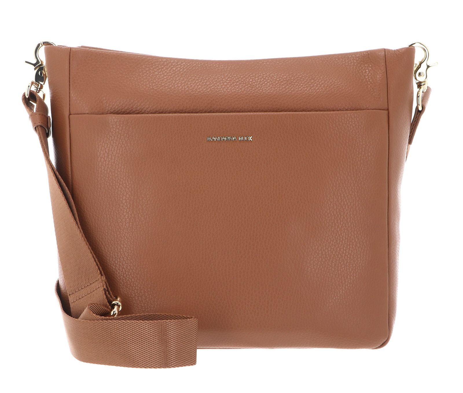 MANDARINA DUCK Mellow Leather Crossover Bag Pecan Nut