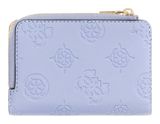 GUESS Laurel II SLG Zip Around Card Case Grey Blue Logo GUESS Laurel II SLG Zip Around Card Case Grey Blue Logo