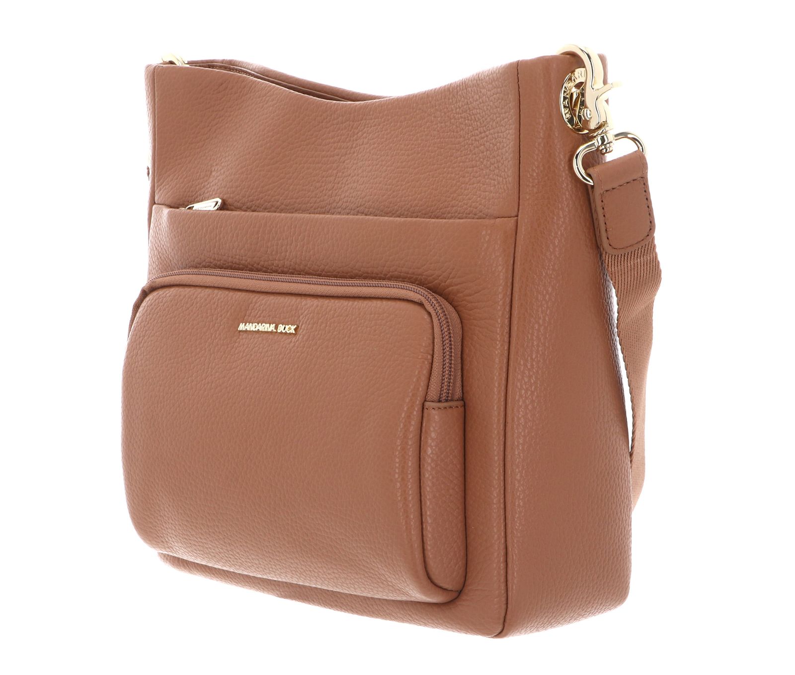 MANDARINA DUCK Mellow Leather Crossover Bag Pecan Nut MANDARINA DUCK Mellow Leather Crossover Bag Pecan Nut