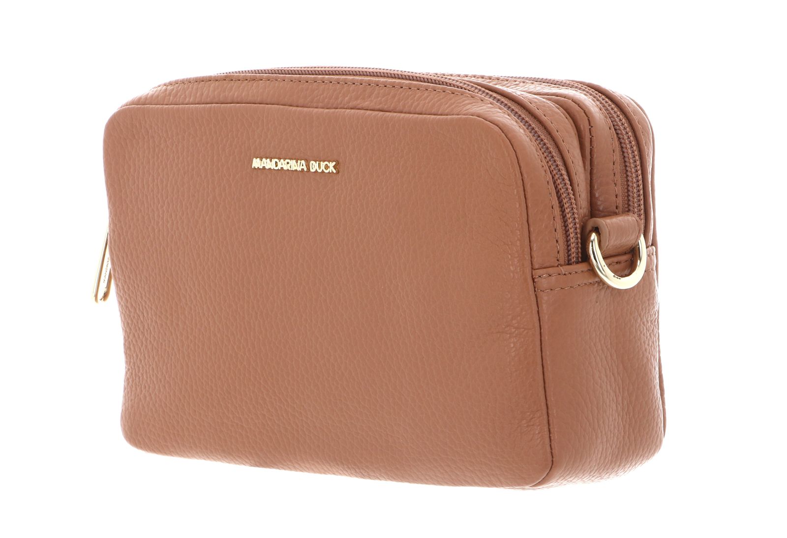 MANDARINA DUCK Mellow Leather Crossbody Camera Bag Pecan Nut MANDARINA DUCK Mellow Leather Crossbody Camera Bag Pecan Nut