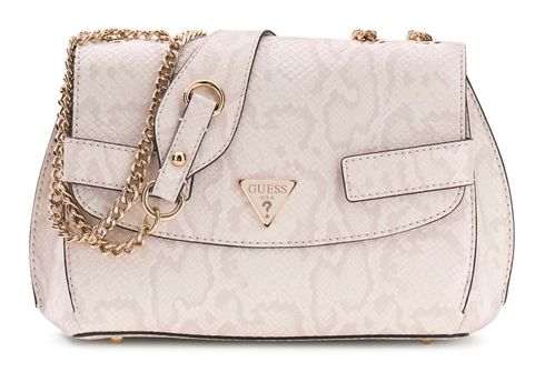 GUESS Serenova Convertible Xbody Flap Bag Cream White / Multi