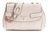 GUESS Serenova Convertible Xbody Flap Bag Cream White / Multi