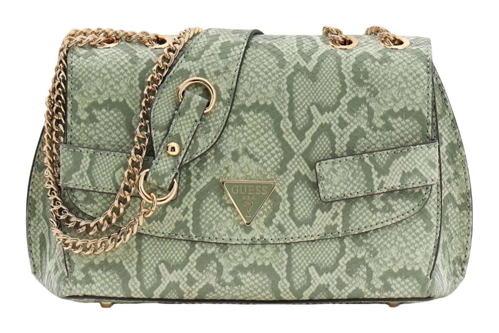 GUESS Serenova Convertible Xbody Flap Bag Light Sage Multi