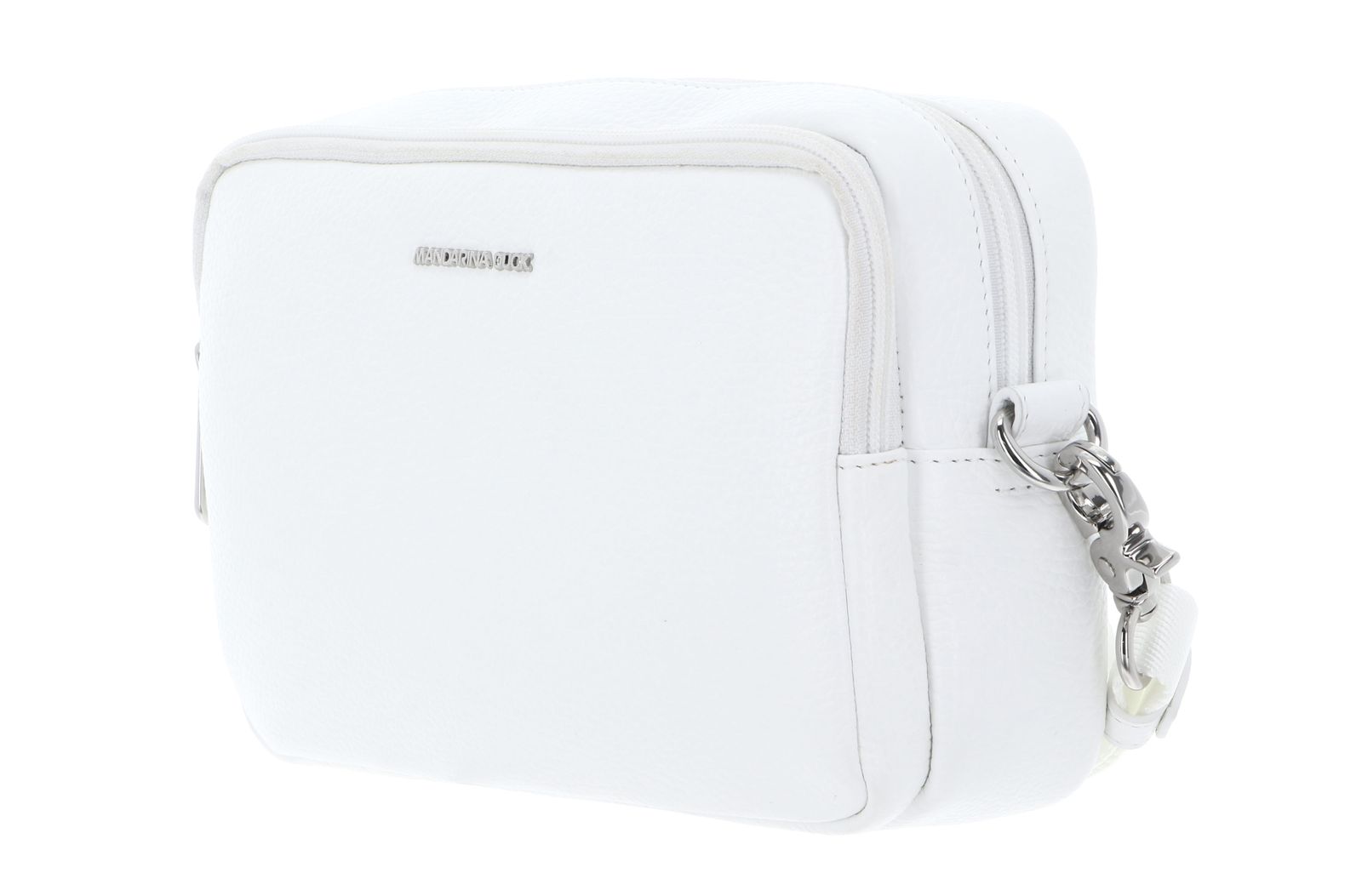 MANDARINA DUCK Mellow Leather Crossbody Camera Bag Blanc MANDARINA DUCK Mellow Leather Crossbody Camera Bag Blanc