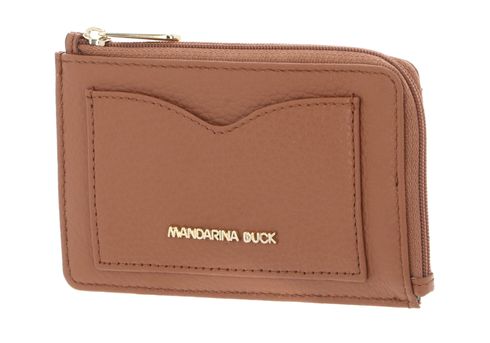 MANDARINA DUCK Mellow Leather Credit Card Holder Pecan Nut