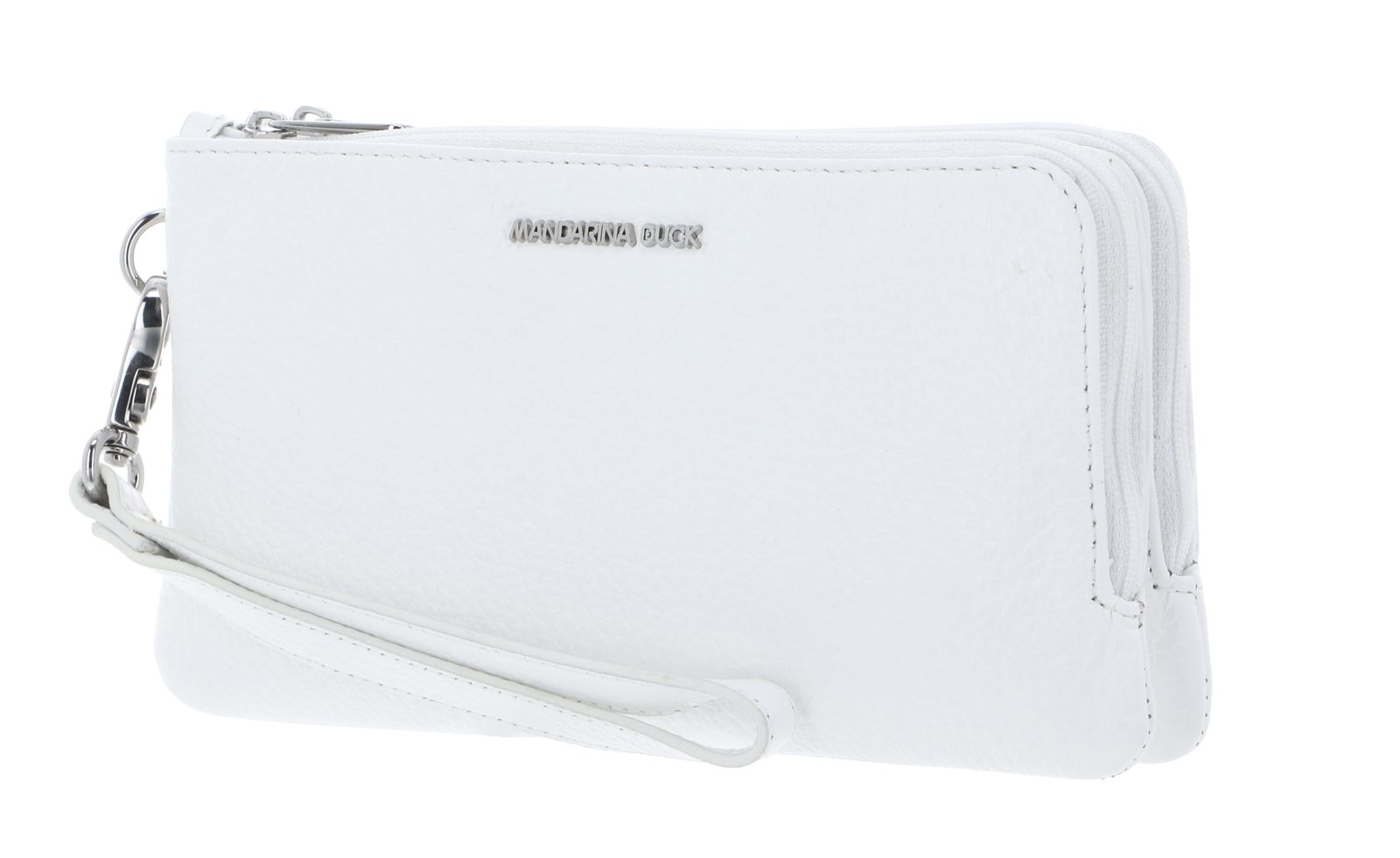MANDARINA DUCK Mellow Leather Pouch Blanc