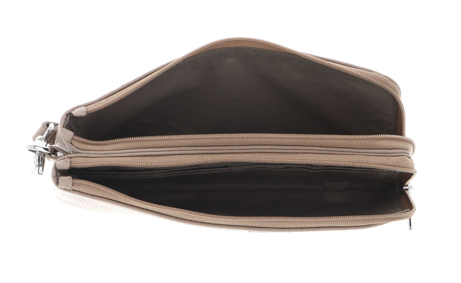 MANDARINA DUCK Mellow Leather Pouch Warm Taupe MANDARINA DUCK Mellow Leather Pouch Warm Taupe