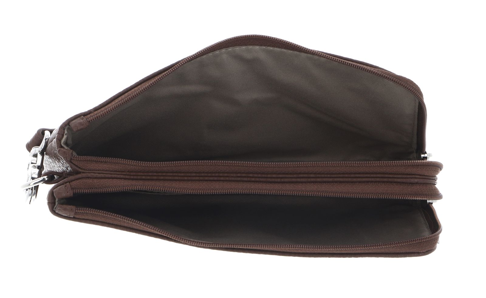 MANDARINA DUCK Mellow Leather Pouch Milk Chocolate MANDARINA DUCK Mellow Leather Pouch Milk Chocolate