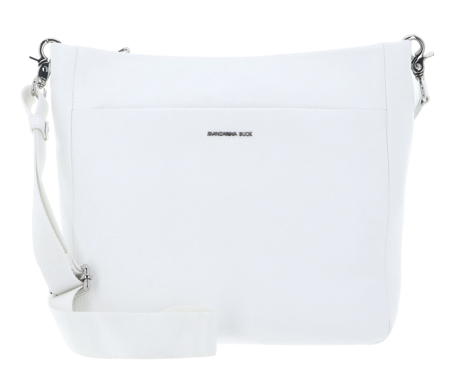 MANDARINA DUCK Mellow Leather Crossover Bag Blanc