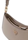 GUESS Noelle II Top Zip Shoulder Bag Taupe
