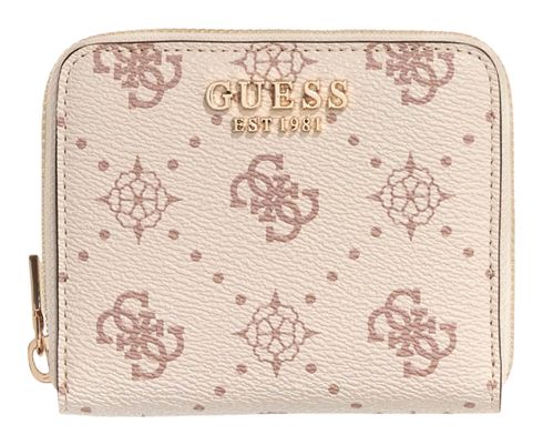 GUESS Carrie Logo SLG Small Zip Around S Vanilla Logo GUESS Carrie Logo SLG Small Zip Around S Vanilla Logo