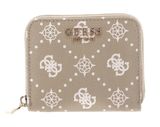 GUESS Carrie Logo SLG Small Zip Around S Biscotti Logo