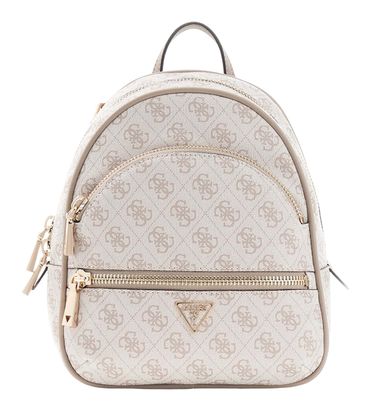 GUESS Manhattan II Backpack Dark Taupe Logo
