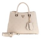 GUESS Cresidia II Society Satchel Cream White GUESS Cresidia II Society Satchel Cream White