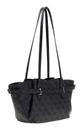 GUESS Yesba Girlfriend Shoulder Satchel Bag Coal Logo