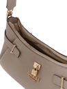 GUESS Yesba Shoulder Bag Dark Taupe