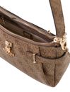 GUESS Yesba Shoulder Bag Latte Logo