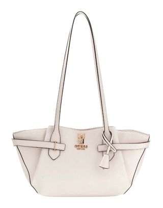 GUESS Yesba Girlfriend Shoulder Satchel Bag Cream White
