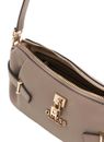GUESS Yesba Mini Top Zip Bag Dark Taupe GUESS Yesba Mini Top Zip Bag Dark Taupe