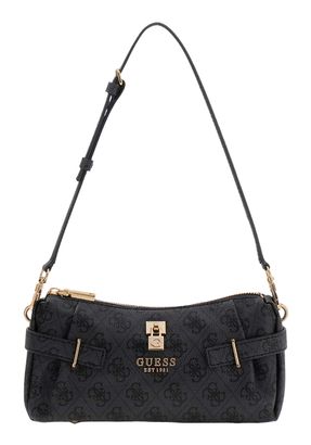 GUESS Yesba Mini Top Zip Bag Coal Logo GUESS Yesba Mini Top Zip Bag Coal Logo