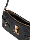 GUESS Yesba Mini Top Zip Bag Coal Logo