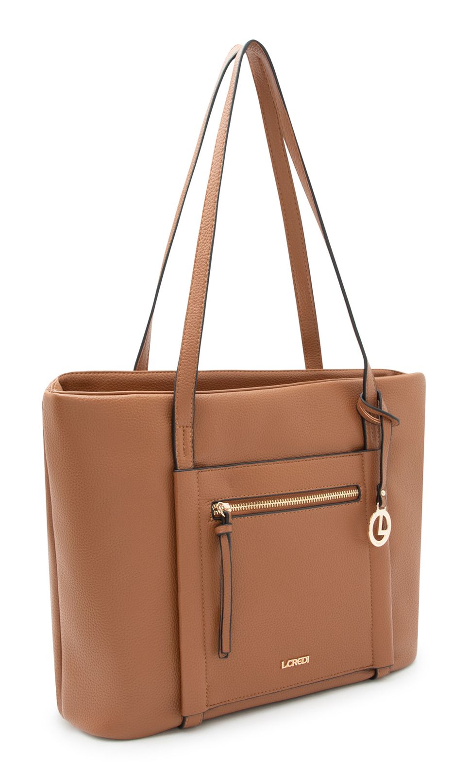 L.CREDI Merle Shopper Cognac L.CREDI Merle Shopper Cognac
