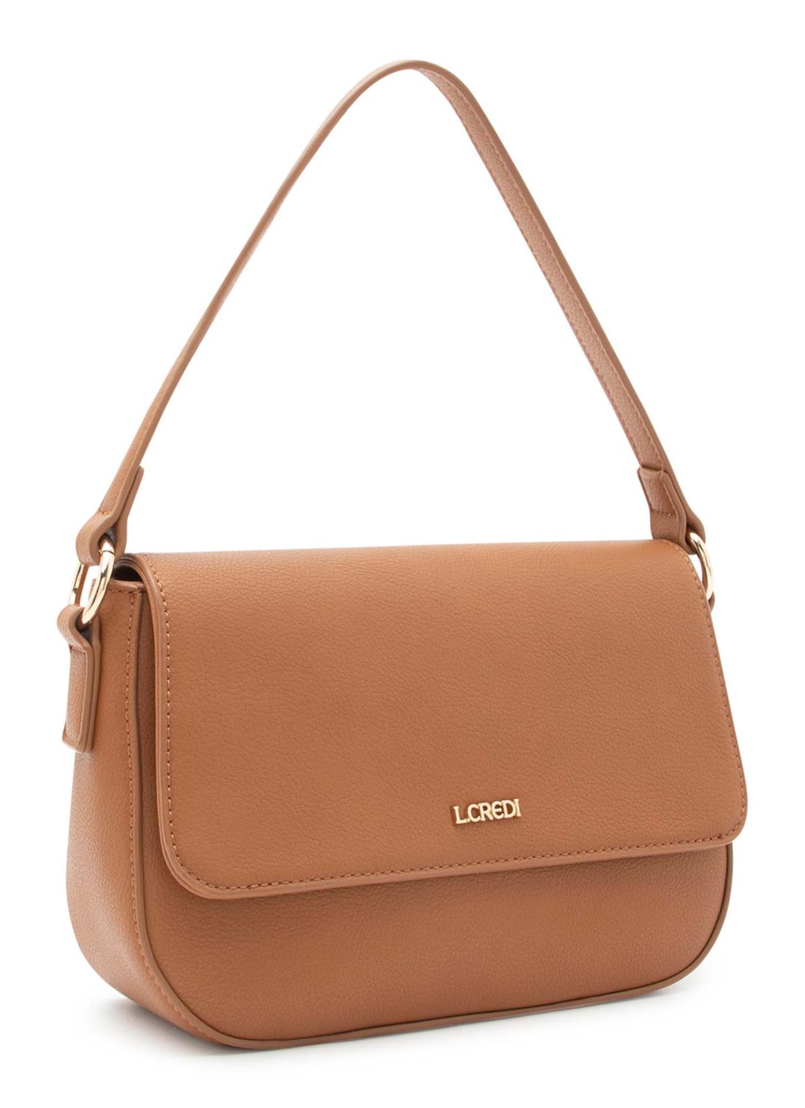 L.CREDI Ruby Flapbag Cognac L.CREDI Ruby Flapbag Cognac