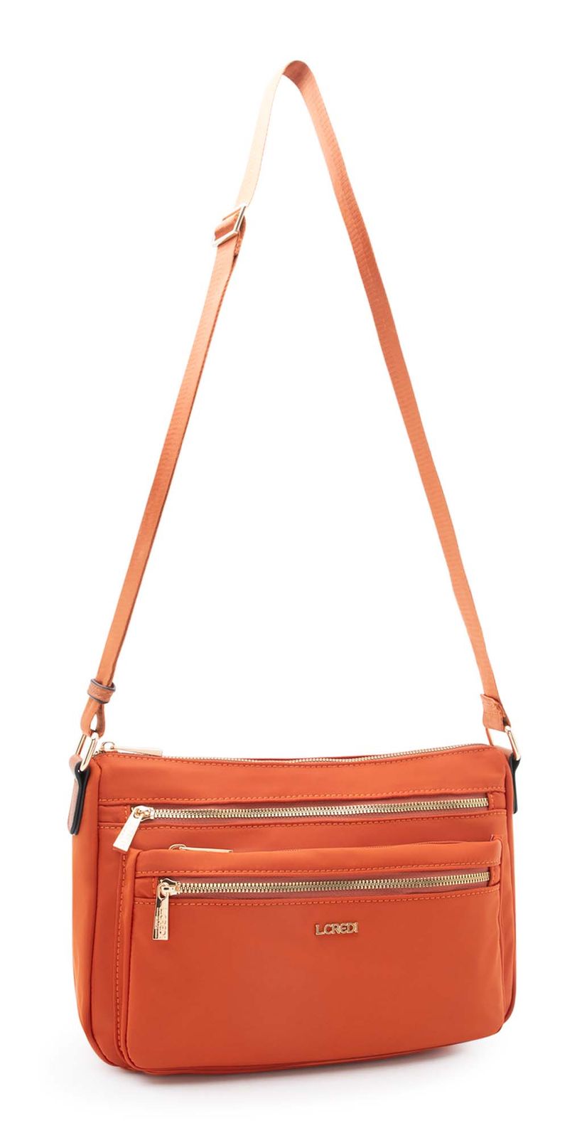 L.CREDI Odeta Crossbody Bag Burned Orange L.CREDI Odeta Crossbody Bag Burned Orange