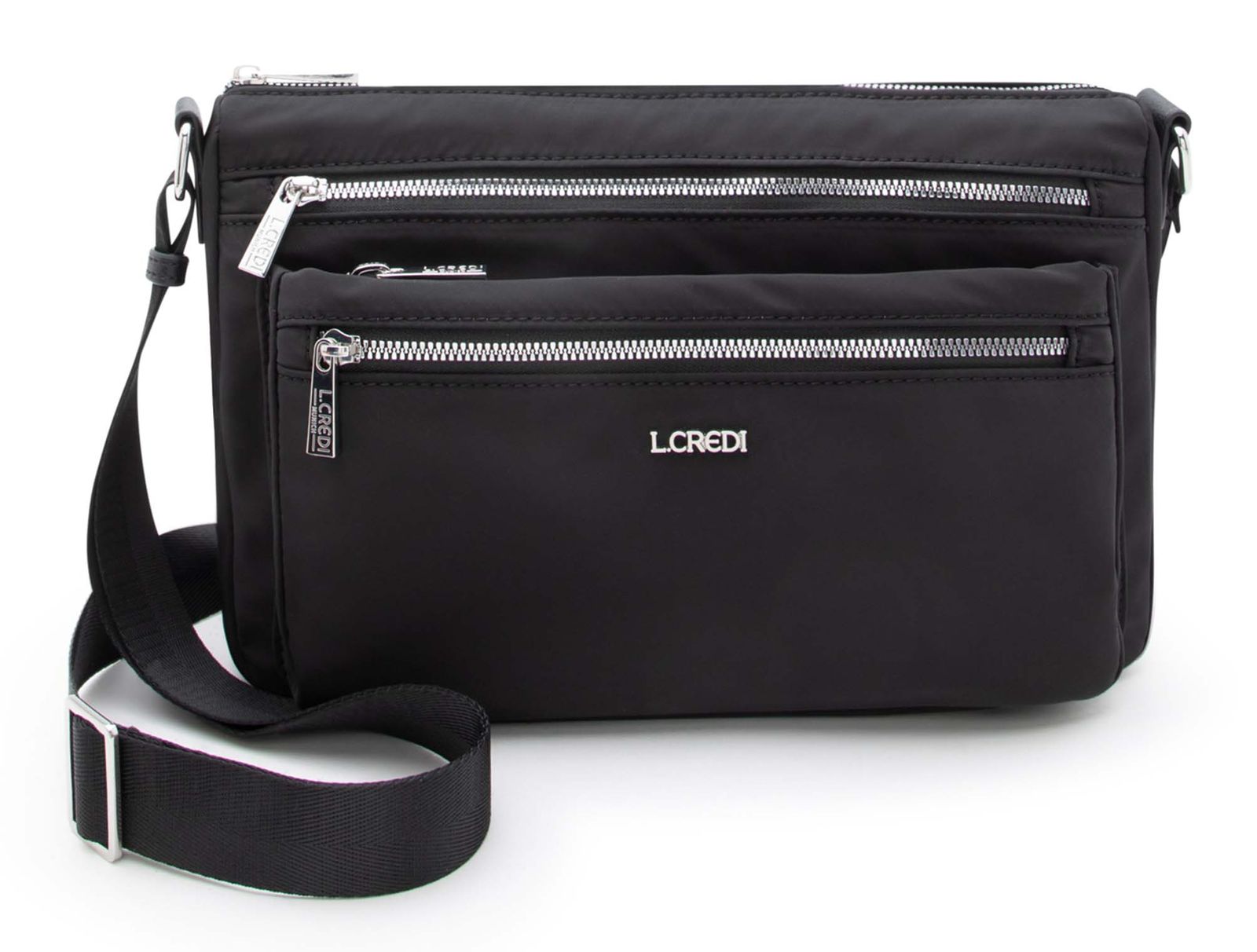 L.CREDI Odeta Crossbody Bag Black