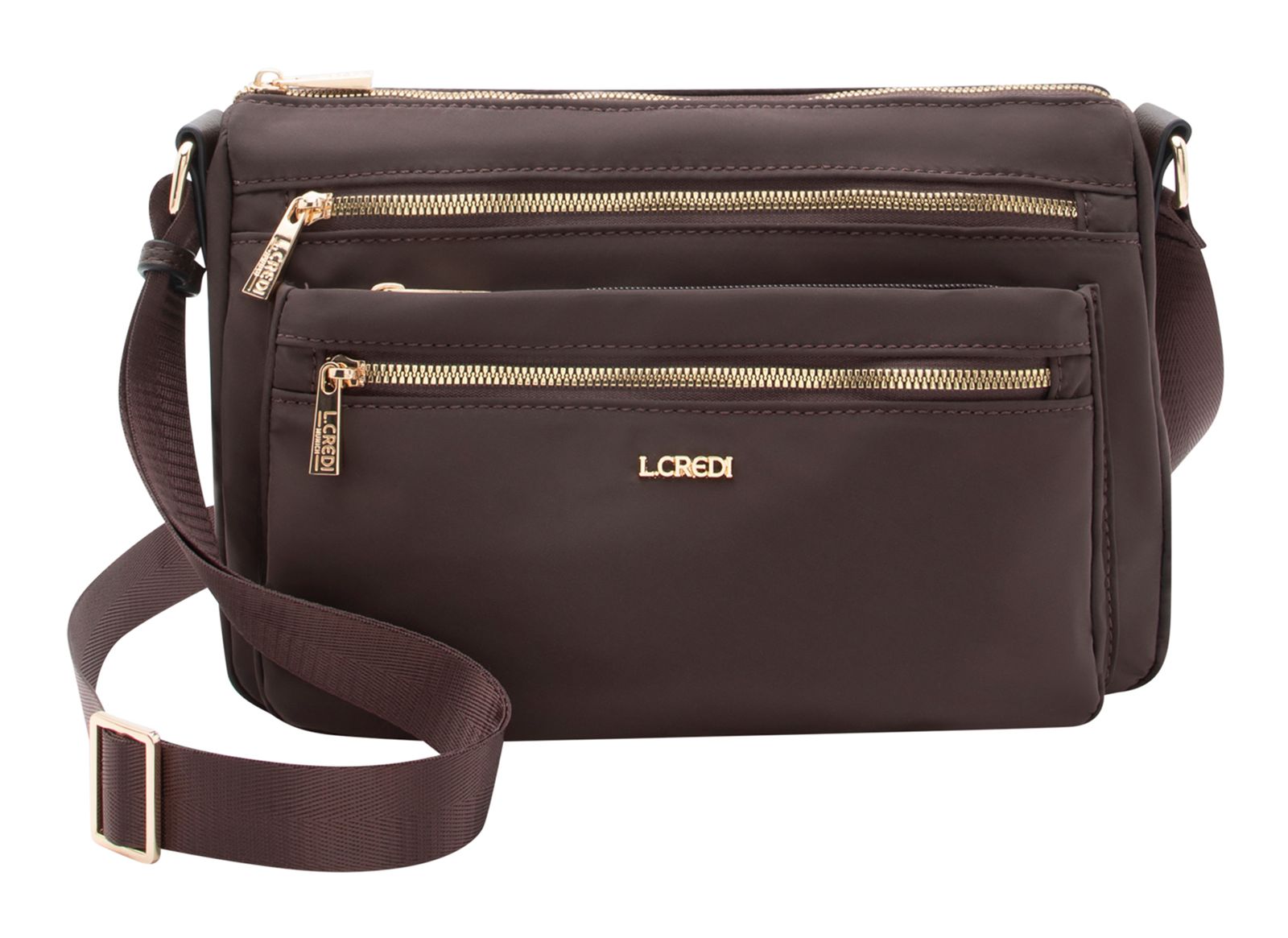 L.CREDI Odeta Crossbody Bag Chocolate
