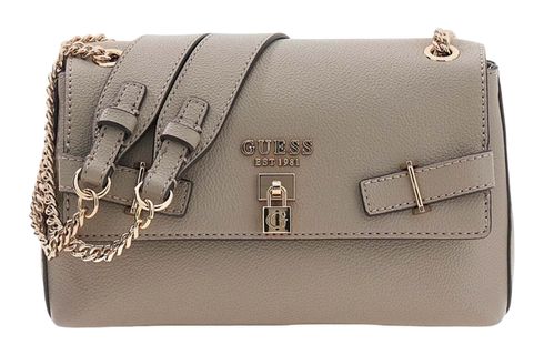 GUESS Yesba Convertible Xbody Flap Dark Taupe GUESS Yesba Convertible Xbody Flap Dark Taupe
