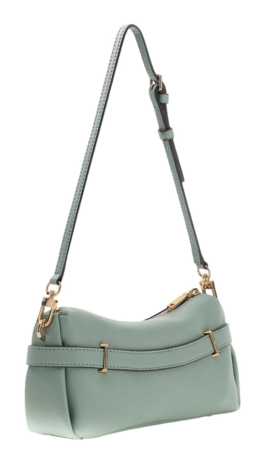 GUESS Yesba Mini Top Zip Bag Light Sage GUESS Yesba Mini Top Zip Bag Light Sage