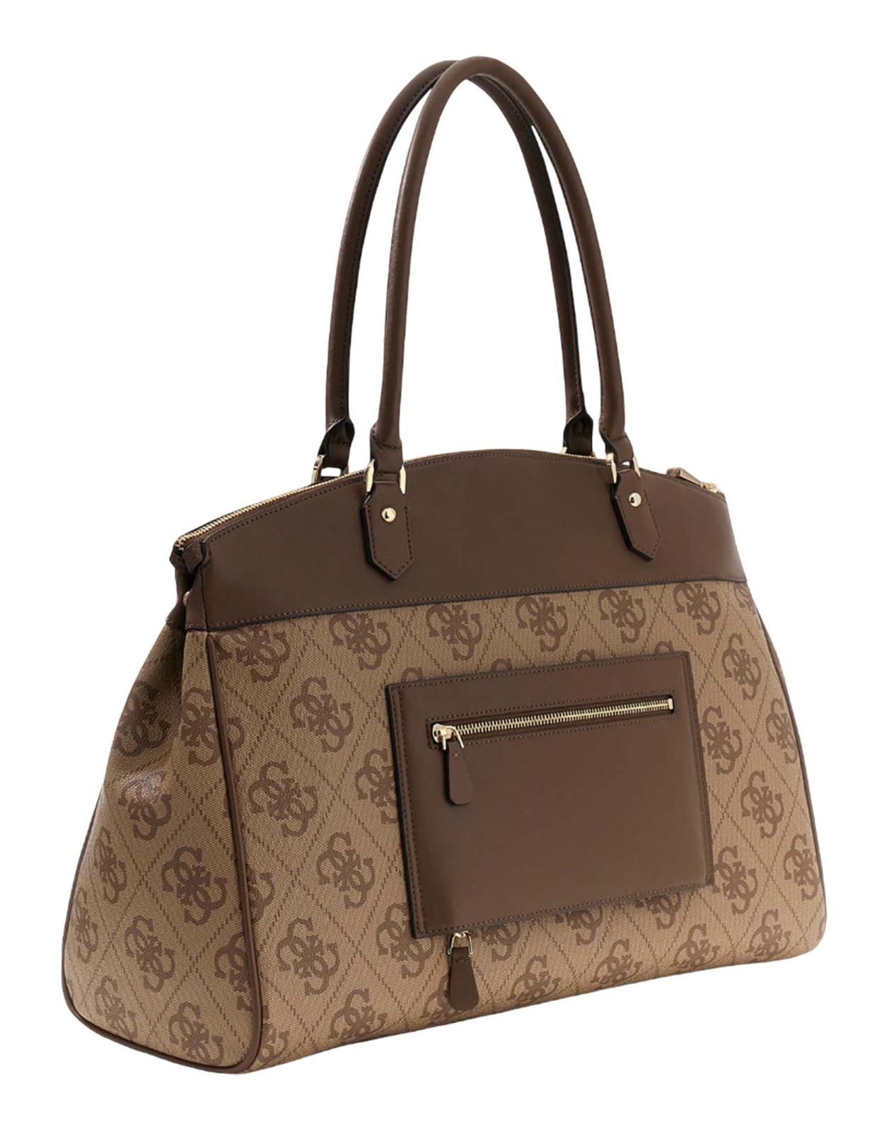 GUESS Travel Deluxe Dome Tote Latte Logo / Brown GUESS Travel Deluxe Dome Tote Latte Logo / Brown