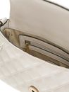 GUESS Giully II Top Handle Flap Bag Cream White