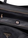 GUESS Wilder Travel Tri Compartment Tote Charcoal GUESS Wilder Travel Tri Compartment Tote Charcoal