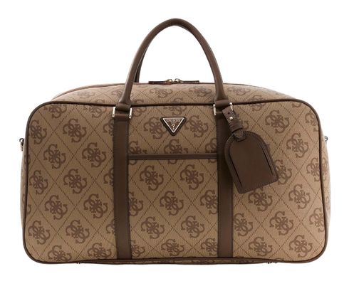 GUESS Weekender Duffle Bag Latte Logo / Brown