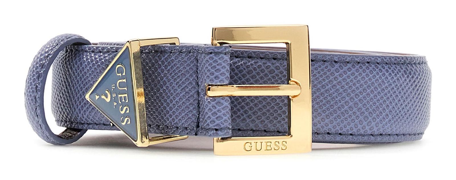 GUESS Noelle II Adjustable Belt H25 W95 Grey Blue - shortenable