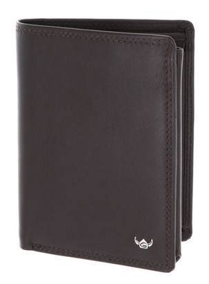 Golden Head Polo RFID Protect Kombischeintasche mit Riegel 1458 Dunkelbraun