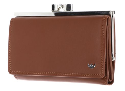 Golden Head Polo RFID Protect Bügelbörse 2157 Cognac