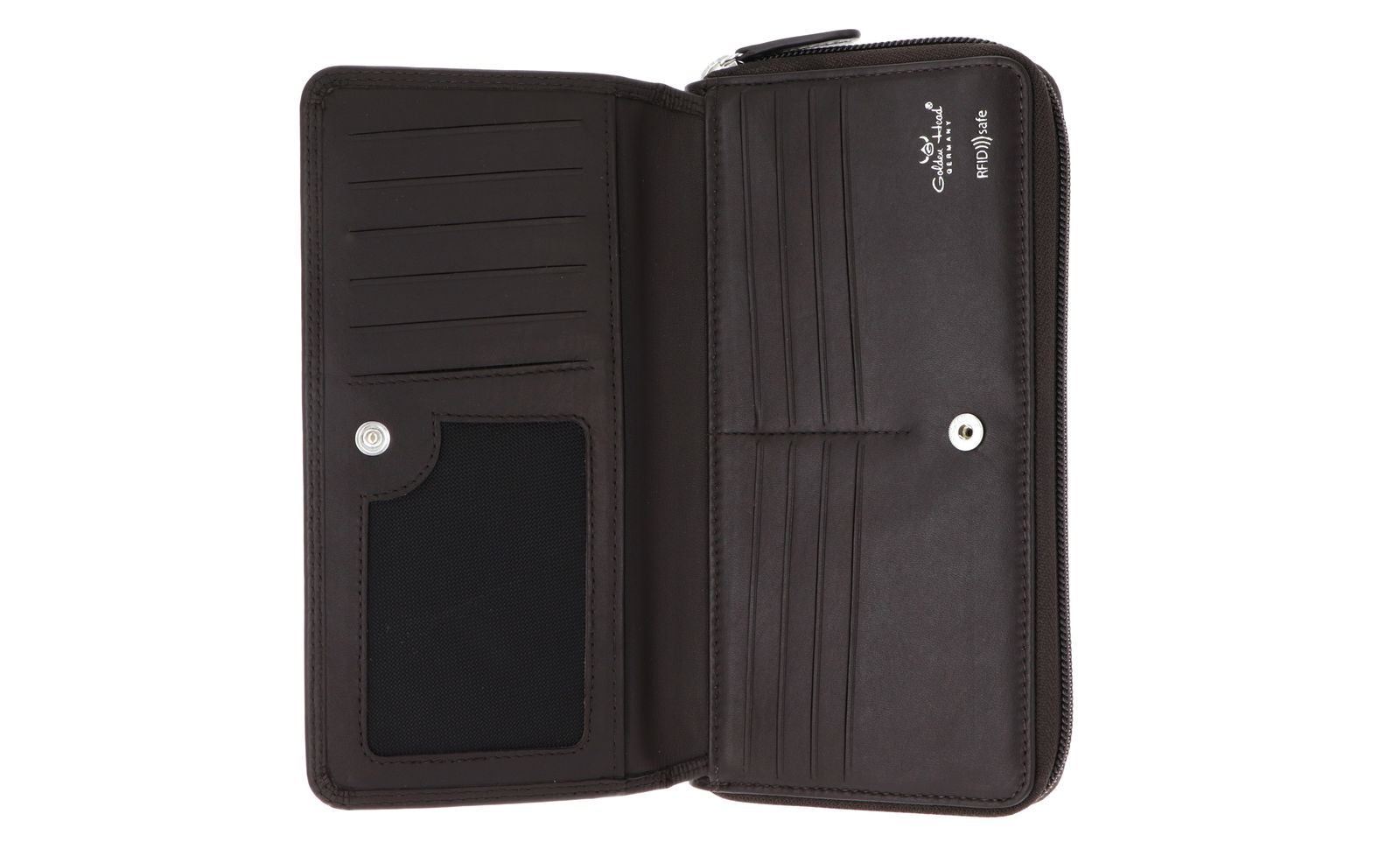 Golden Head Polo RFID Protect RV-Damenbörse 2803 Dunkelbraun Golden Head Polo RFID Protect RV-Damenbörse 2803 Dunkelbraun