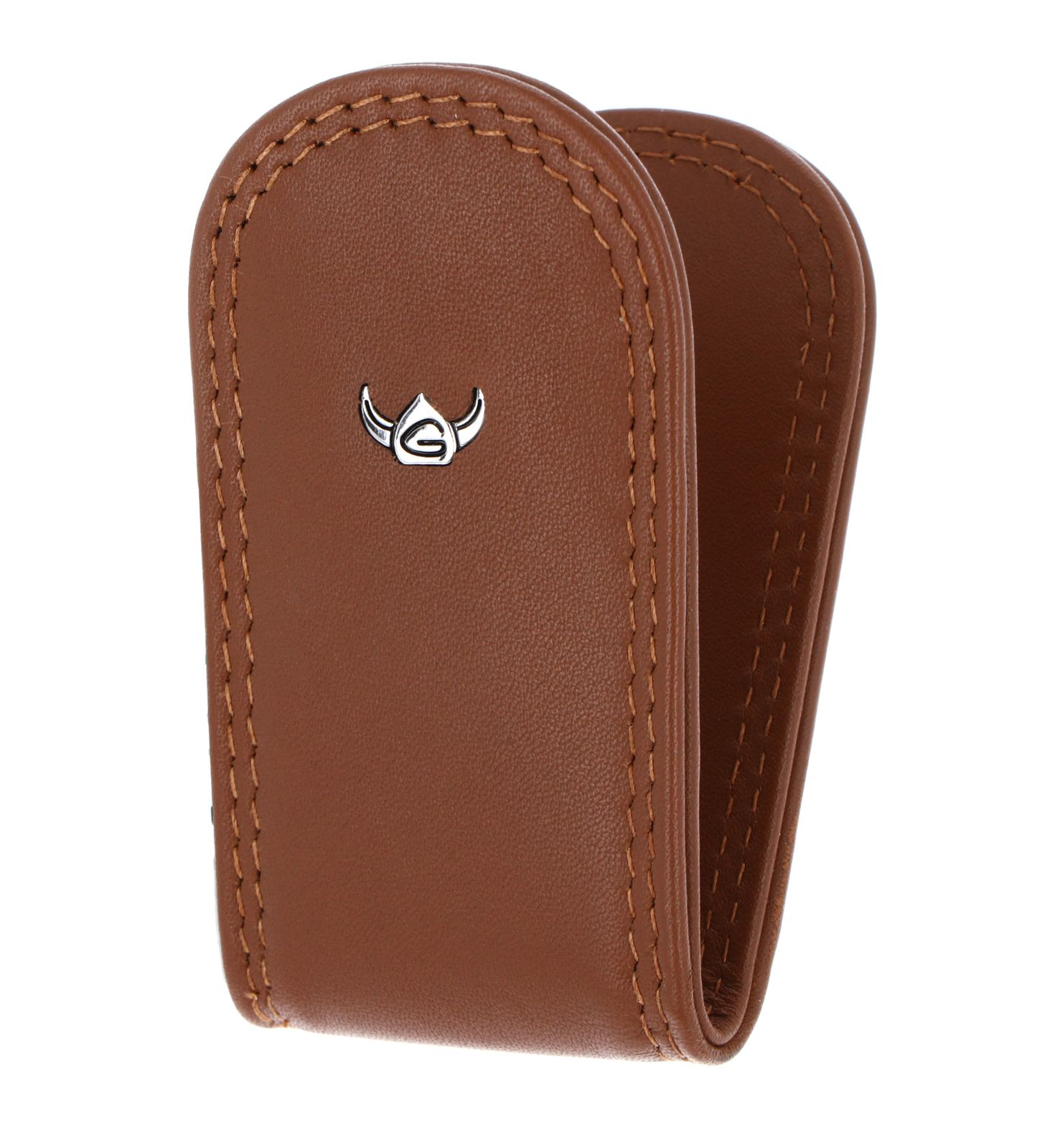 Golden Head Polo Geldscheinklammer 1950 Cognac